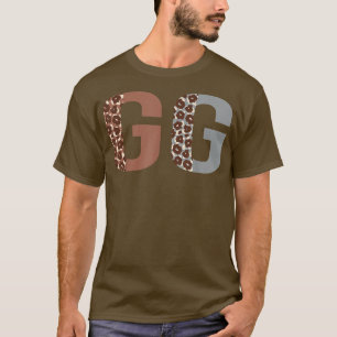 GG Leopard Print Mum Cute Mothers Day Funny Grandm T-Shirt