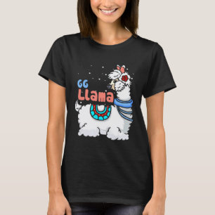Gg Llama Matching Family Christmas Pajamas T-Shirt