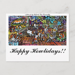 GGBR holiday 08, Happy Howlidays!! Postcard