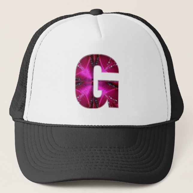 GGG NNN UUU QQQ PPP ZZZ JJJ WWW ALPHABETS GIFTS TRUCKER HAT (Front)
