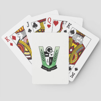 GGMSS 60th Reunion Crest Playing Cards White