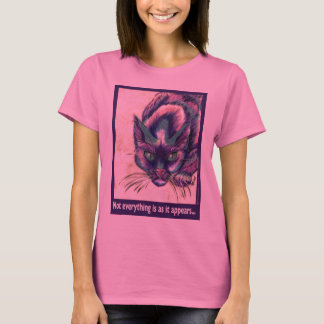 GGs Purple Cat Design T-Shirt