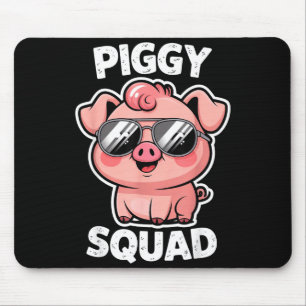 Ggy Squad G Wearing Sungles As Animal Funny Farmer Mouse Mat