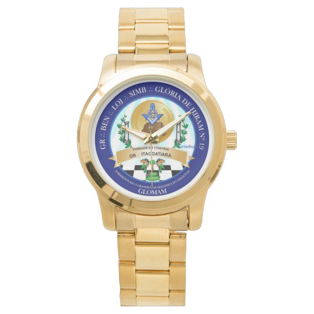 GH19 Masonic Store Official Clock Watch (Front)