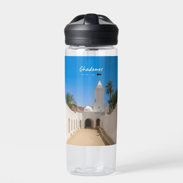 Ghadames, Libya - White Mosque CamelBak Eddy Water Bottle (Front)