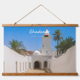 Ghadames, Libya - White Mosque Hanging Tapestry