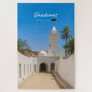 Ghadames, Libya - White Mosque Jigsaw Puzzle