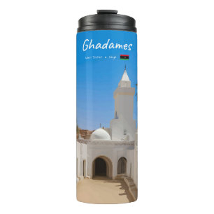 Ghadames, Libya - White Mosque Thermal Tumbler