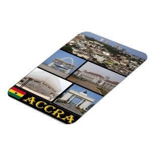 Ghana - Accra - Mosaic - Magnet