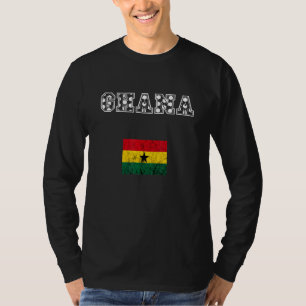 Ghana African Soccer Ghanese Flag Ghana Football T T-Shirt