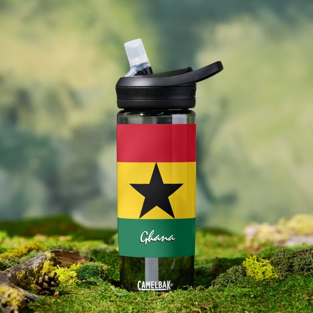 Ghana bottle, patriotic Ghanaian Flag Water Bottle (Outdoor)