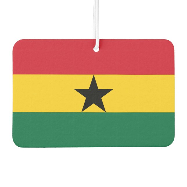Ghana Car Air Freshener (Front)