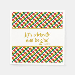 GHANA Christian Custom Celebration Party Paper Napkin