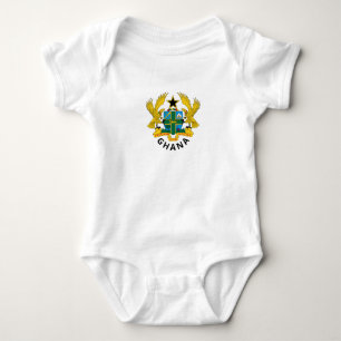 Ghana coat of arms baby bodysuit