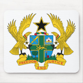 Ghana Coat of Arms Mouse Mat