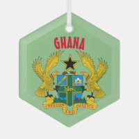 Ghana Custom Glass Ornament