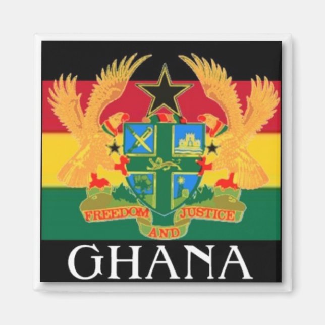 Ghana Customised Accessories Magnet (Front)