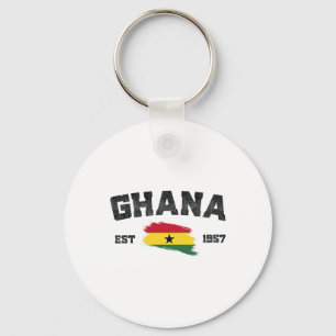 Ghana Est. 1957 Ghanaian Flag Independence Day- Gh Key Ring