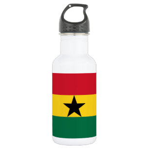 Ghana Flag 532 Ml Water Bottle