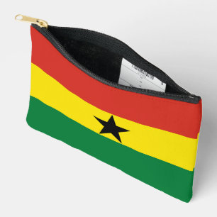 Ghana flag accessory pouch
