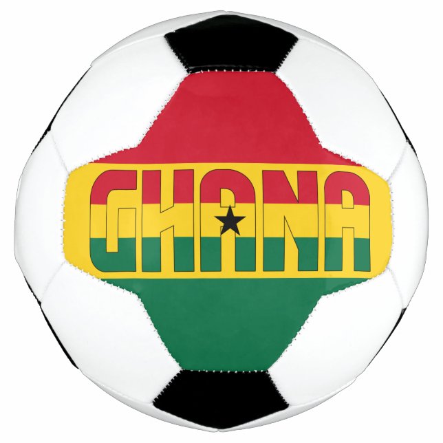 Ghana Flag Adorable Patriotic Football (Front)