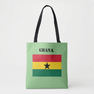 Ghana Flag Africa Tote Bag