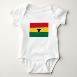 Ghana Flag Baby Bodysuit