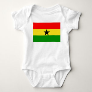 Ghana Flag Baby Bodysuit