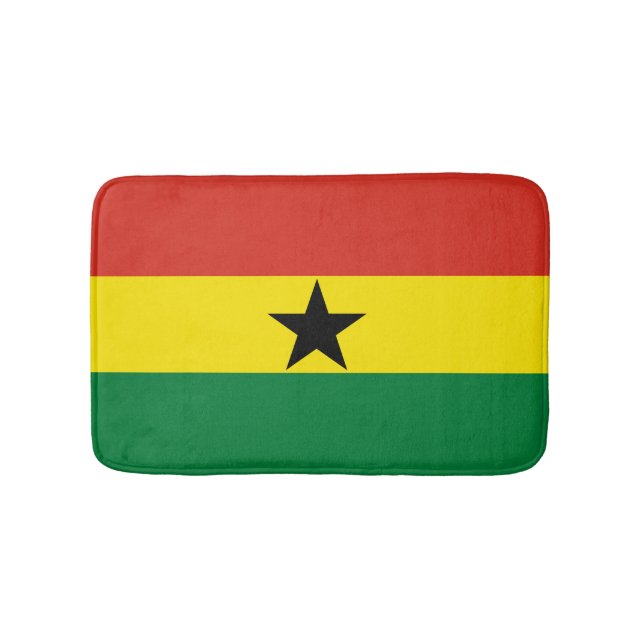 Ghana flag bath mat (Front)