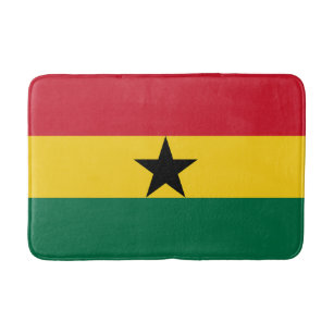 Ghana Flag Bath Mat
