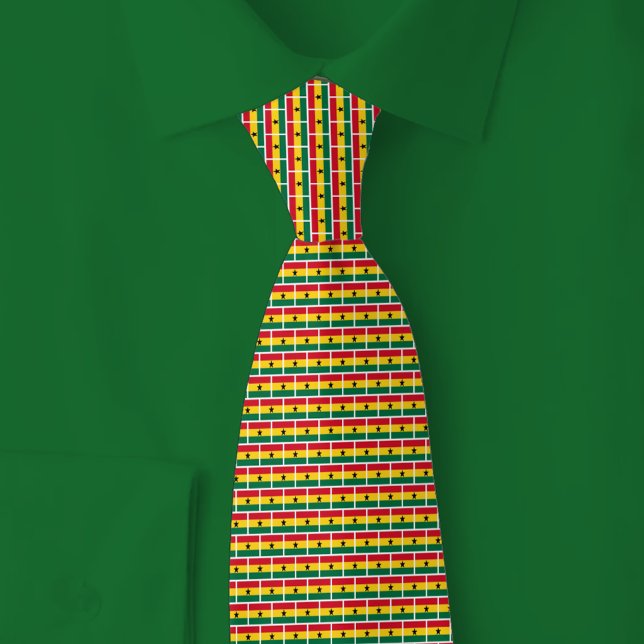 Ghana Flag Brick Pattern Tie (Creator Uploaded)