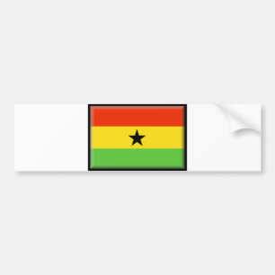 Ghana Flag Bumper Sticker