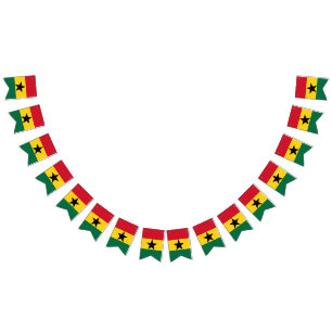 Ghana flag bunting banner