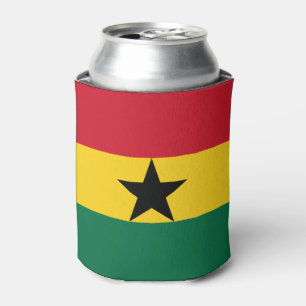 Ghana Flag Can Cooler