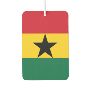 Ghana Flag Car Air Freshener