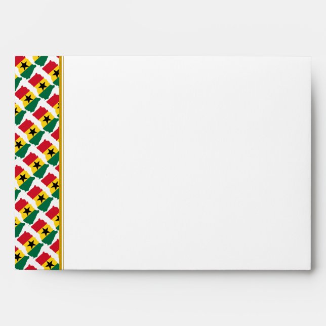 GHANA FLAG Christian Custom Celebration Wedding Envelope (Front)