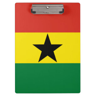 Ghana flag clipboard