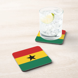 Ghana Flag Coaster