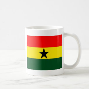 Ghana flag coffee mug