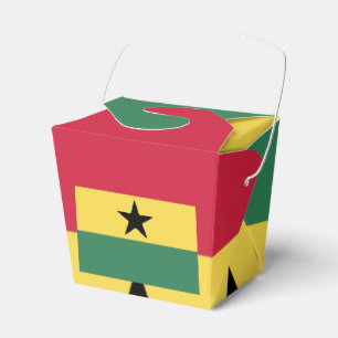 Ghana Flag Emblem Favour Box