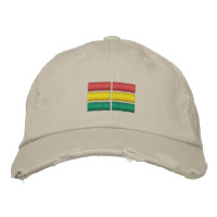 Ghana Flag Embroidered Baseball Cap