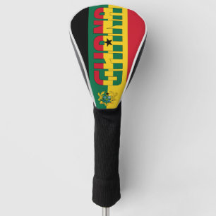 Ghana Flag Gorgeous Patriotic Golf Head Cover