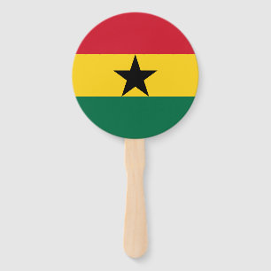 Ghana Flag Hand Fan
