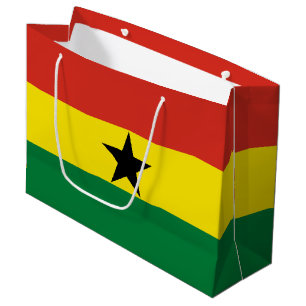 Ghana flag large gift bag