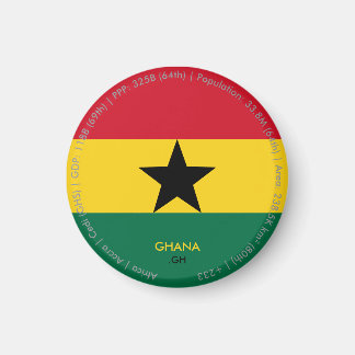 Ghana Flag Magnet
