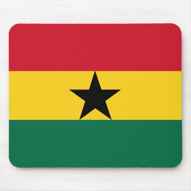Ghana Flag Mouse Mat (Front)