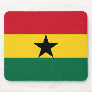 Ghana Flag Mouse Mat