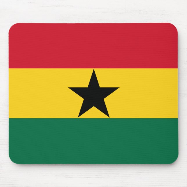 Ghana Flag Mousepad (Front)