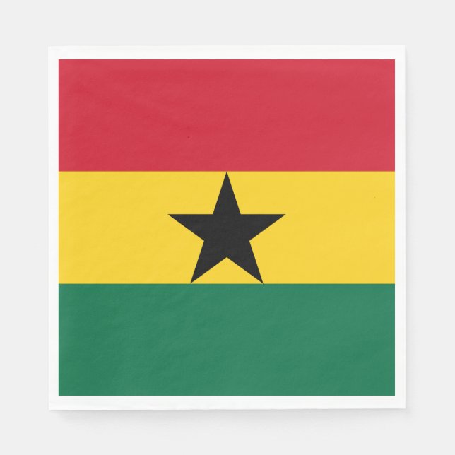 Ghana Flag Napkin (Front)