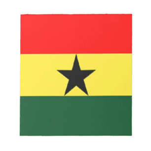 Ghana flag notepad